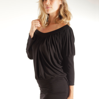 Black Marie-Jane top