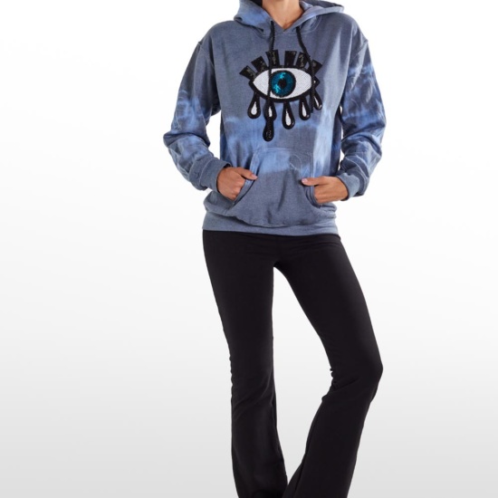 Evil eye hoodie 88 Queen St