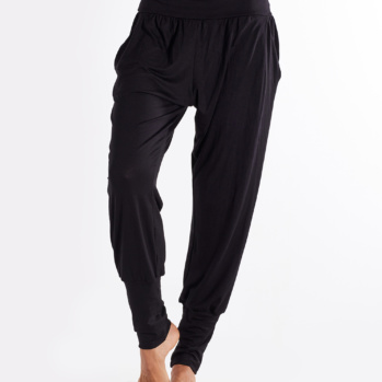 Solid Black Yoga Joggers