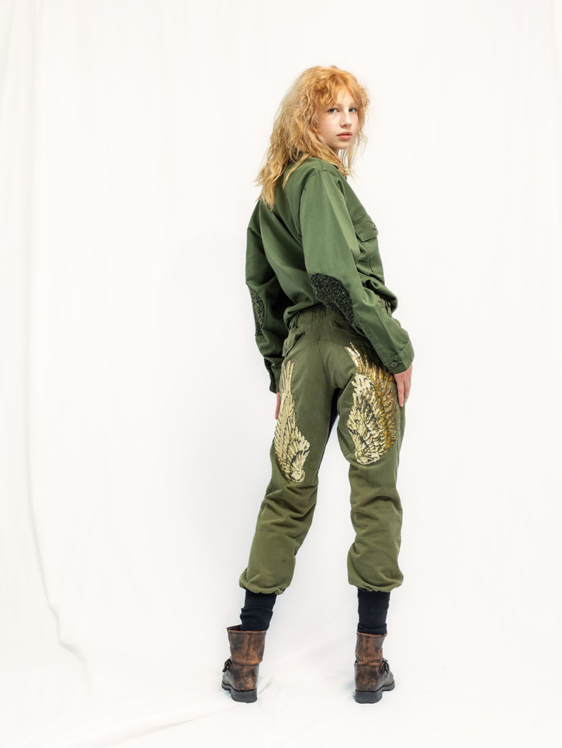Gold wing pant