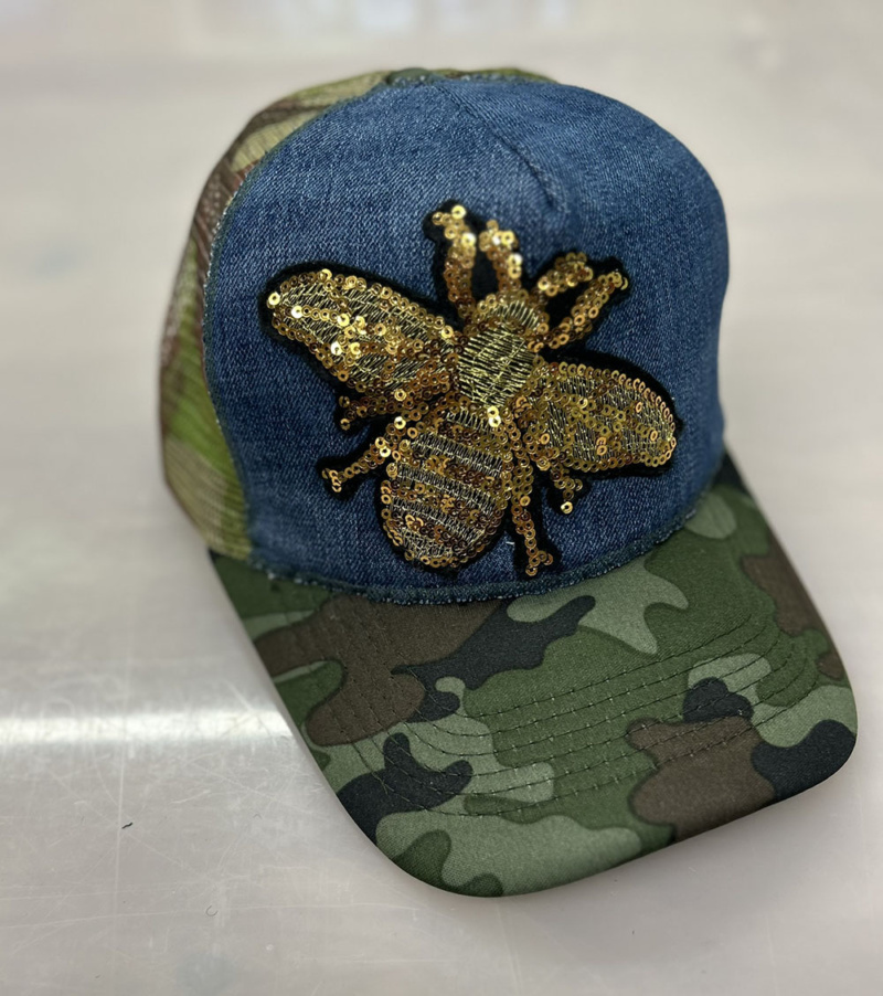 "Bee in your bonnet" cap